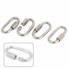 304 Edelstahl-Anschluss 4-teilig Link Lock Silber