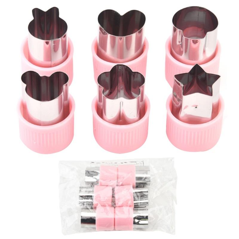 Stainless Steel Fruit Cutting Flower Mold Small Wonton Cookie Mold Vegetable Flower Cutter Butterfly Noodle Tool
