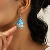 Y2K Colorful Turtle Acrylic Earrings For Women Chic Fashion Earrings Novelty Earrings Summer Vacation Casual Earrings