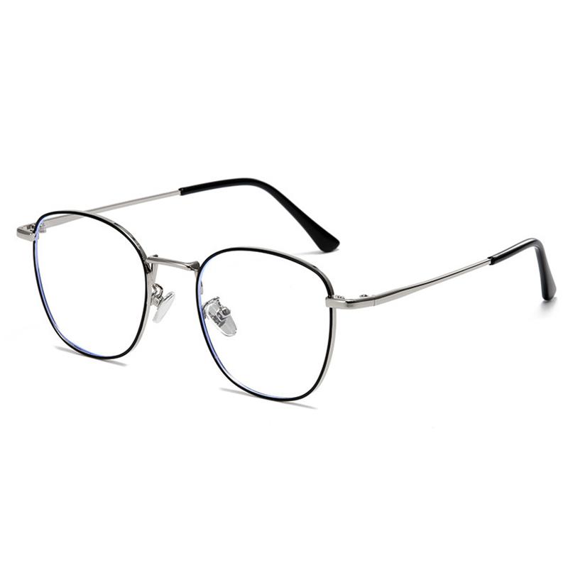 Retro Round Metal Myopia Glasses -1 0 To -6 0 For Women Men Students Square Frame Fashion Eyewear