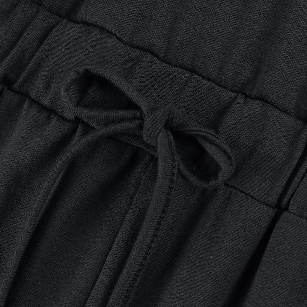 Damen Sexy Jumpsuit mit tiefem V-Ausschnitt und kurzen Ärmeln, Wickel-Kordelzug in der Taille und Taschen