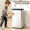 45L Stainless Steel Sensor Bin - Silver Tone