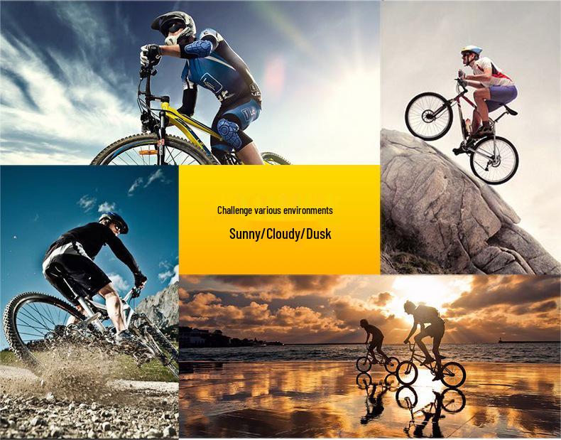 Full-Face Cycling Goggles: Colorful Sunglasses for Hiking, Biking, Men & Women, Wind & Sand Eye Protection