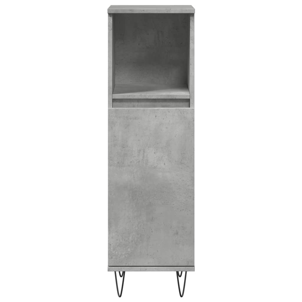 Vidaxl Bathroom Cabinet, Concrete Grey, 30X30X100 Cm
