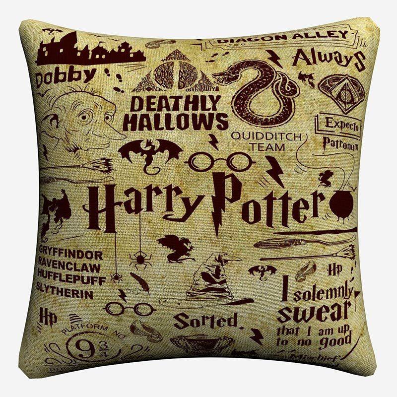 Goblet of Fire Linen Pillow Cover New Sofa Cover Nordic Cushion Pillow Cover