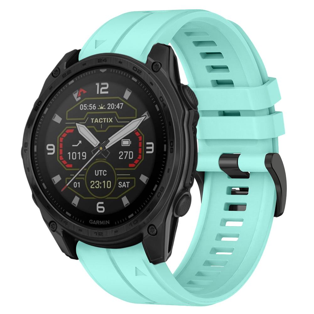 Silicone Outdoor Watch Strap for Garmin Tactix8 47/51MM/fenix8 43MM Waterproof/sweatproof Watch Strap for 20/22/26mm Quick Fit