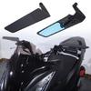 Sturdy Metal Motorcycle Mirrors With Anti scowl Blue Lens And flexible Adjustment For Custom Fit