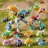12in1 279PCS Classical MOC Insects Animal Mech Transformation Building Blocks Set Collectible Assembly Model Creative Display To