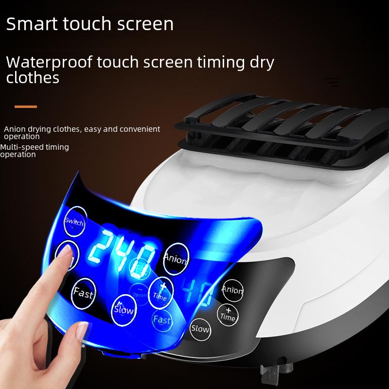 Remote-Controlled Air Dryer with Negative Ion Shield for Household Use