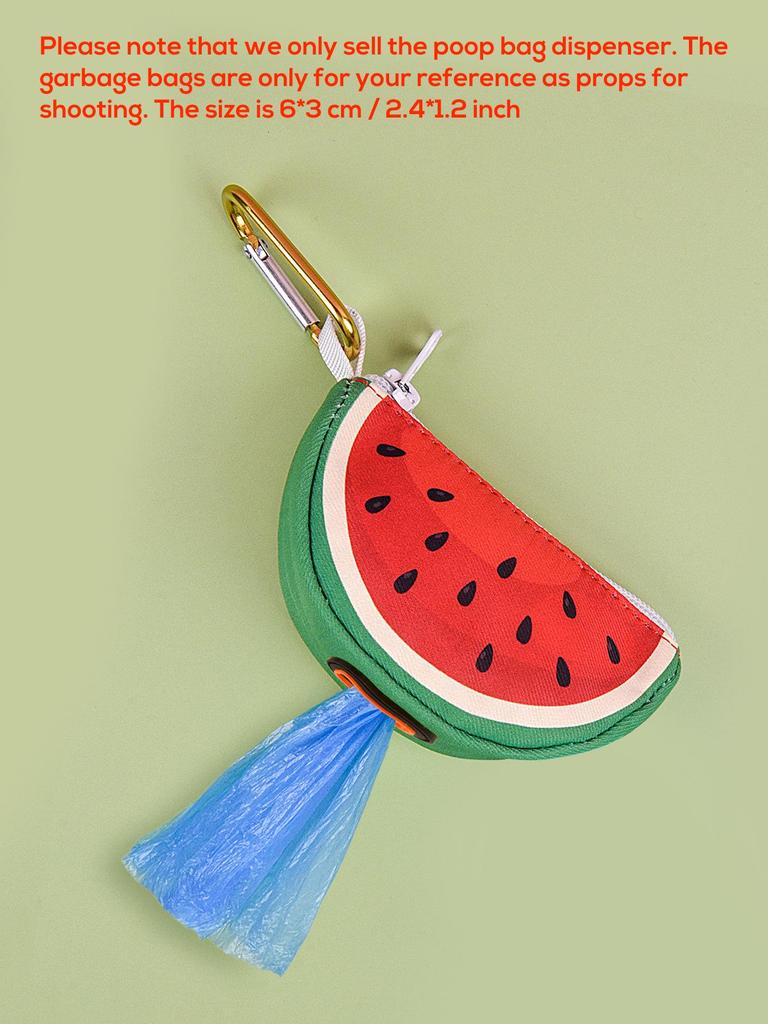 Designer Fruit Style Pet Poop Bag Dispenser and Storage Pouch