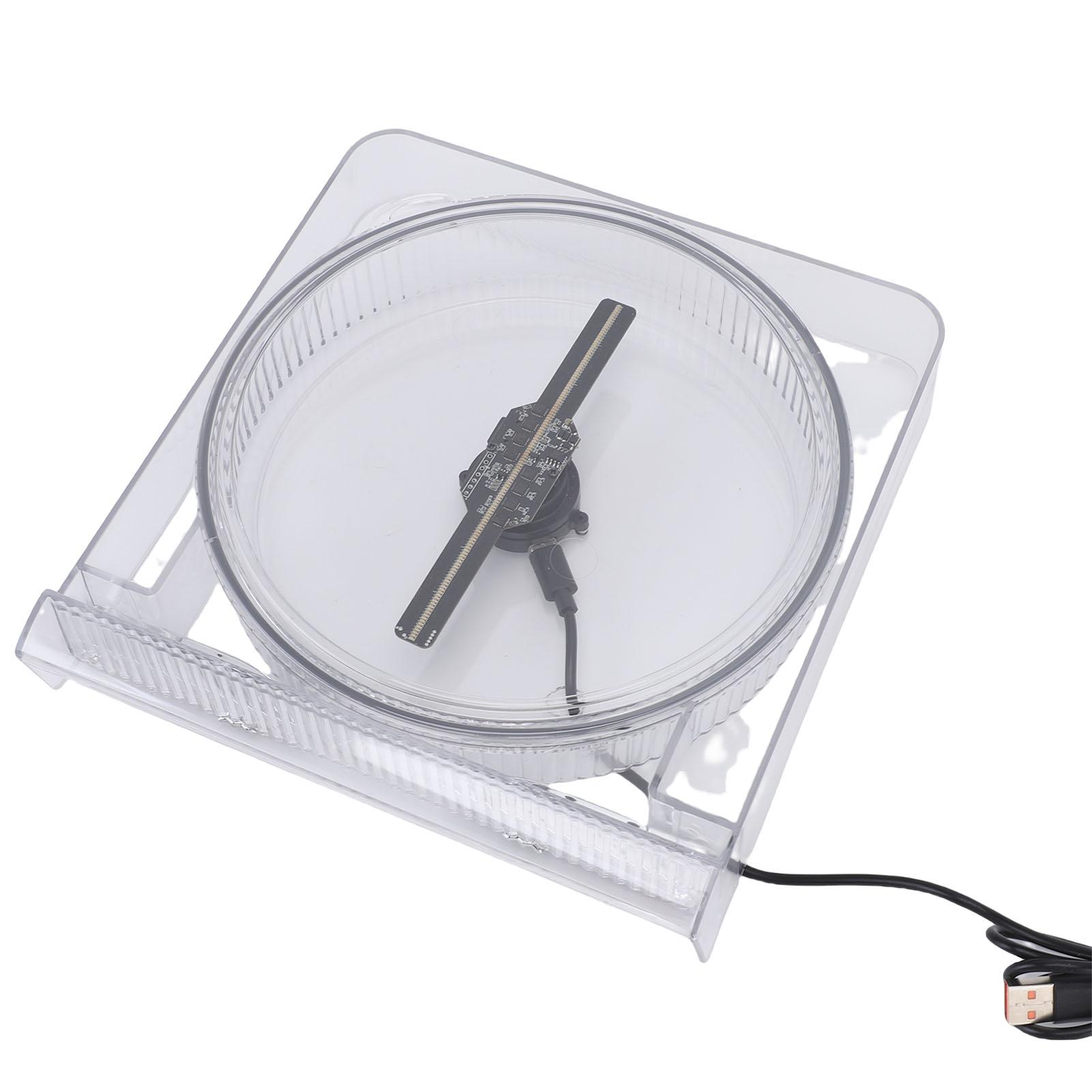 

3D Hologram Fan 5.5 Inch 2000x128 APP Control 3D Holographic Projector Advertising Display Fan with 128 LED Beads for