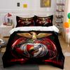 Golden Eagle with Red Globe Design Bedding Duvet Cover Set Duvet Cover Pillowcases  (1 * Duvet Cover 2 * Pillowcases, without duvet insert)