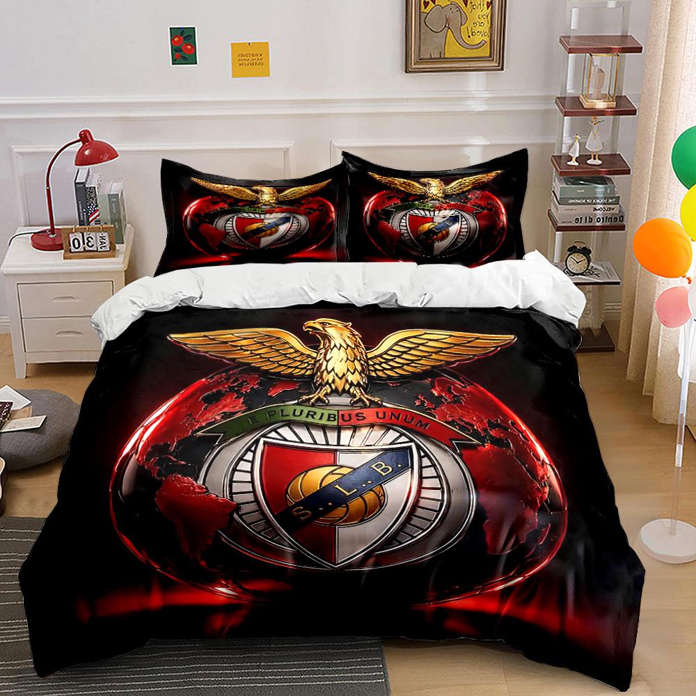 Golden Eagle with Red Globe Design Bedding Duvet Cover Set Duvet Cover Pillowcases  (1 * Duvet Cover 2 * Pillowcases, without duvet insert)