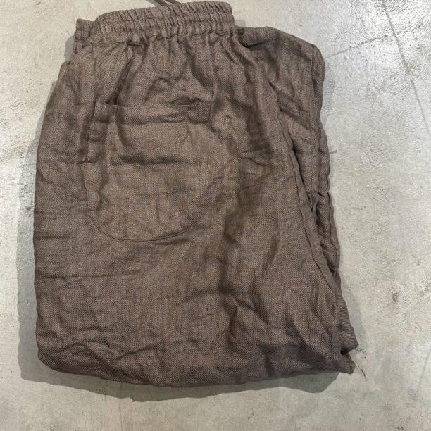 

Johnature Женские зимние модные винтажные повседневные брюки в нишевом китайском стиле, свободные ретро-штаны One Size кофейный