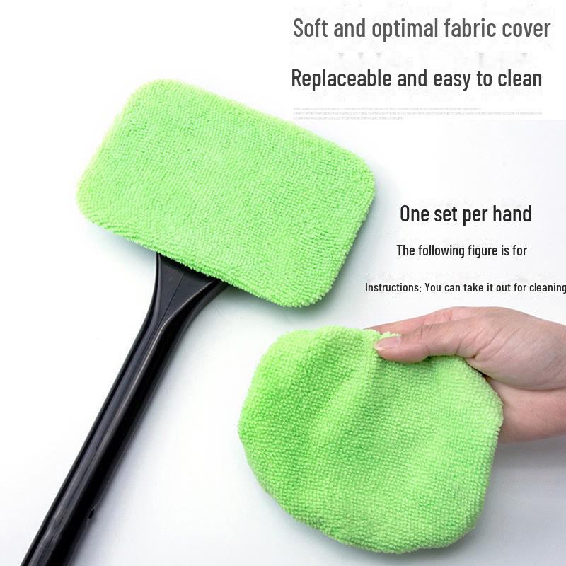 Car Windshield Defog Brush - Interior Window Cleaner and Glass Duster.