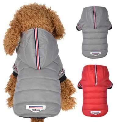 Zimní oblečení pro psy Teplý kabát bunda Pro malé střední psy Čivava Teddy Štěně Kočka S kapucí Outfit