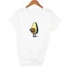 Avocado Women Short Sleeve T Shirt Casual Cartoon Kawaii Graphic Tops Female Harajuku Tee Summer