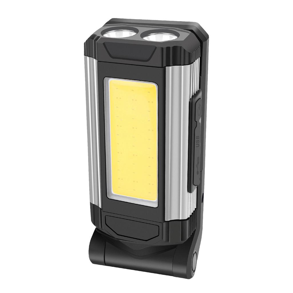 Folded Work Lights Aluminium Alloy USB Charging Magnetic COB Inspection Lamp Portable Fill Light