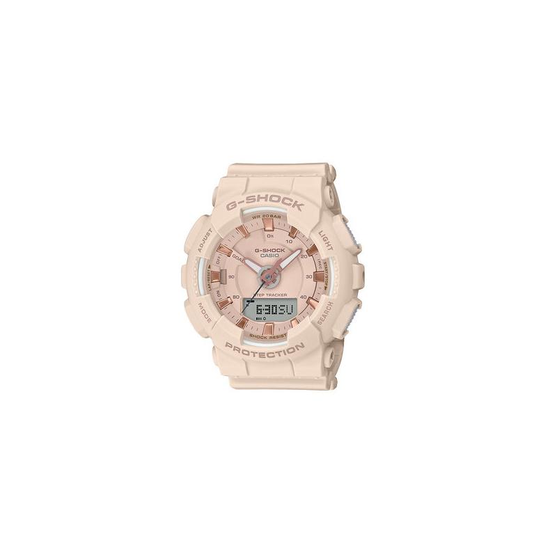 

Casio YOUTH series, step counting, sedentary reminder, waterproof movement, quartz movement, resin strap, Japanese and Korean watch, GMA-S130PA-4APR розовый