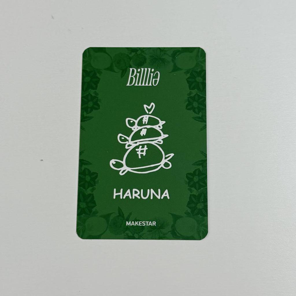 [USED] billlie makestar Winner's Bonus Haruna Trading Card Amulet