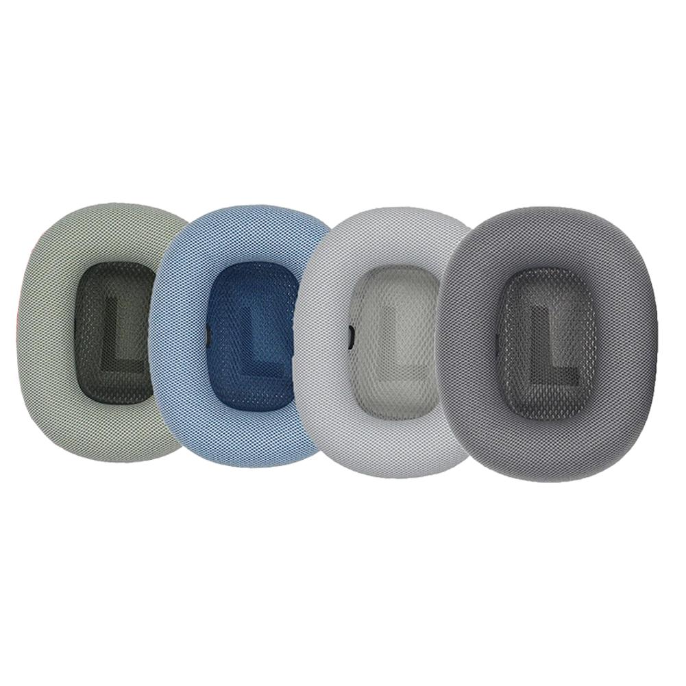 Replacement Ear Pads Mesh Fabric Soft Foam Cushion Cover Headset Earpads Ear Cups Repair Parts for Apple AirPods Max Headphones