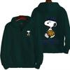 Anime Snoopy Zip-Up Hoodie - Cute Digital Print Sweatshirt
