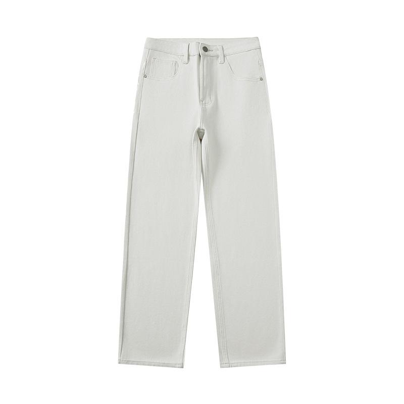 Autumn new straight jeans men's loose American high street casual long pants trendy versatile high-end men's clothing