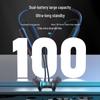 Ultra-Long Standby 5.1 Bluetooth Neckband Headphones with Card Slot & Heavy Bass, Compatible with Huawei, OPPO, Vivo, Apple.