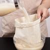Nut Milk Bag Home Kitchen Gadgets Dish Drainer Kitchenware Reusable Unbleached Useful Things for Kitchen Dining Bar Filter Tools6