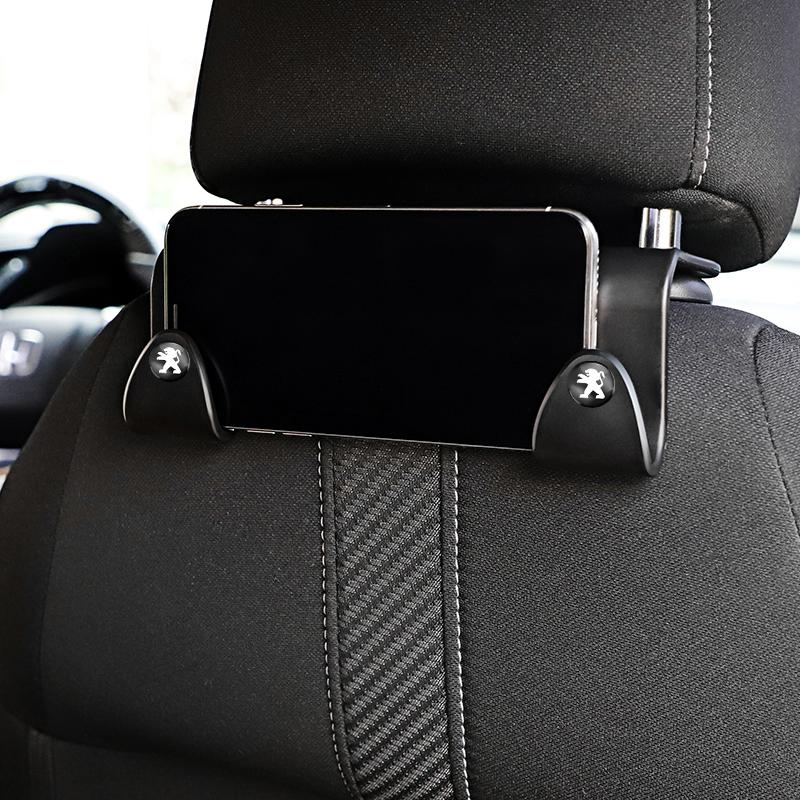 Car Seat Headrest Hook Auto Back Seat Organizer Hanger For Peugeot 208 3008 308 2008 207 107 508 607 106 406 407 307 206 301 408