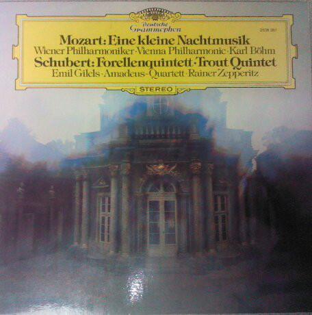 

LP Record WOLFGANG AMADEUS MOZART, FRANZ SCHU - Eine Kleine Nachtmusik  Forellenqu 2536381 Deutsche Grammo 1977 Germany Classical Used