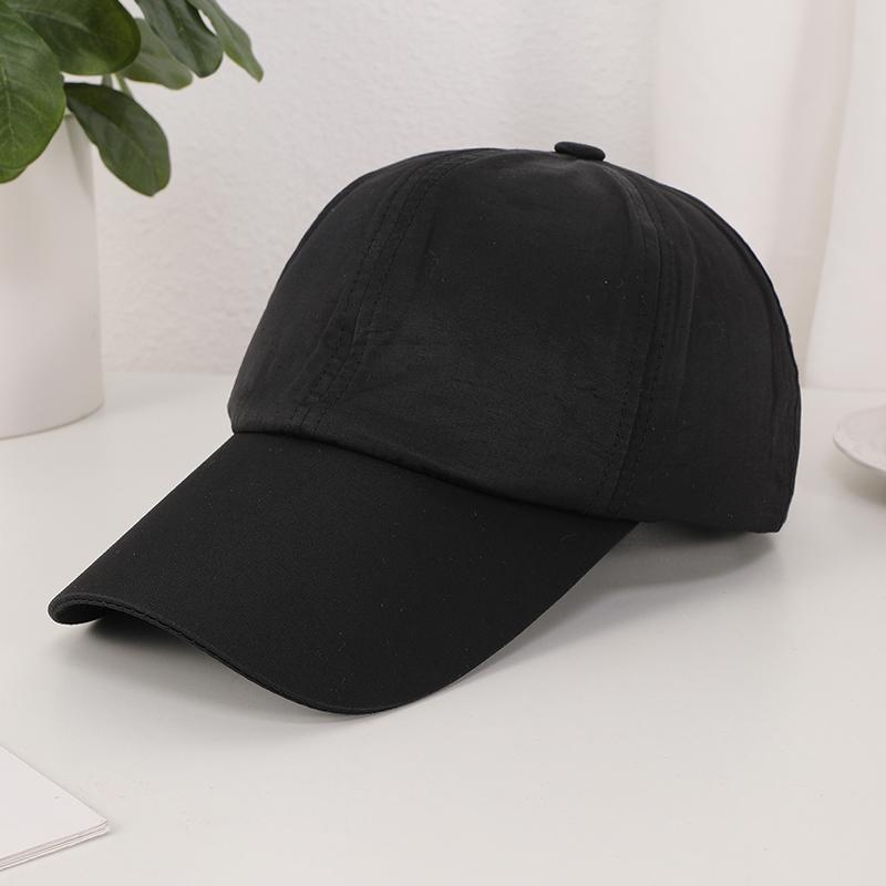 Cross-border New Pure Color Simple All-match Quick Drying Baseball Cap Outdoor Shade Breathable Adjustable Cap