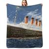 Het populairste schip aller tijden, Titanic. Plaid Stijlvolle Warme Plaid voor Woonkamer Slaapkamer
