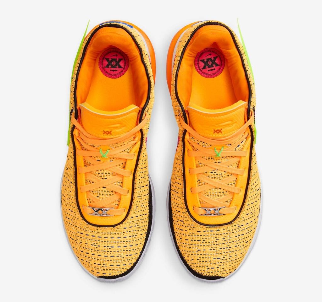 DJ5422-801 Nike LeBron 20 Laser Orange Hyper Pink White Racer Blue