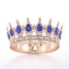 Crown  Bride's Headwear Wedding Dress  Princess Luxurious and Shiny Full Round Crown  Flower Cake  Decorative Ornaments  Crown