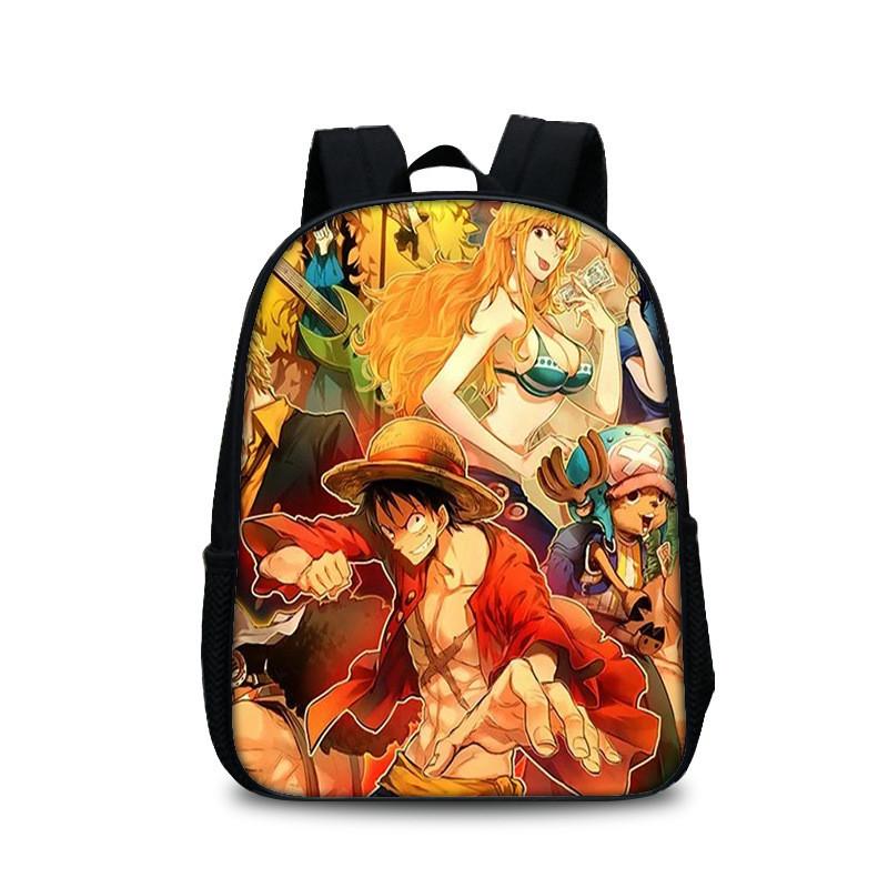 One Piece Backpack For Kids With Nylon Material And Adjustable Straps For School And Daily Use