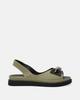 Green Women's Sandals with Decoration Green Women's Sandals with Decoration 38