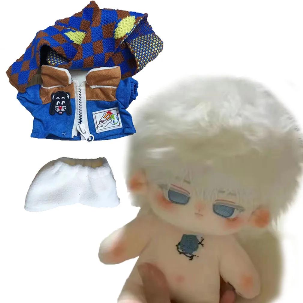 20cm Jujutsu Kaisen Gojo Satoru Baumwollpuppen Spielzeug für Kinder Erwachsene Animation Plüschpuppe Geschenk Spielzeug Sammlerstücke
