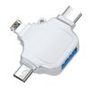 3-in-1 Multi-Function OTG Adapter: USB 3.0, Type-C, and Apple-Compatible for Android Phones