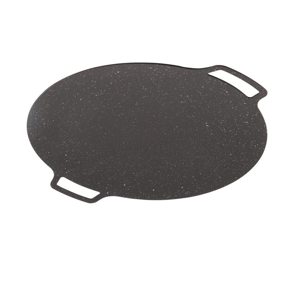 Okrągła patelnia grillowa BBQ z torbą do przechowywania Nieprzywierająca patelnia grillowa do grilla na kemping, do kuchni 36cm/14in