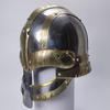 Vendal Mendulsaa Sca Larp , Viking Helmet, Medieval Templar Knight Crusader Armor, Viking Lerp Warrior Helmet, Steel Brass Helmet
