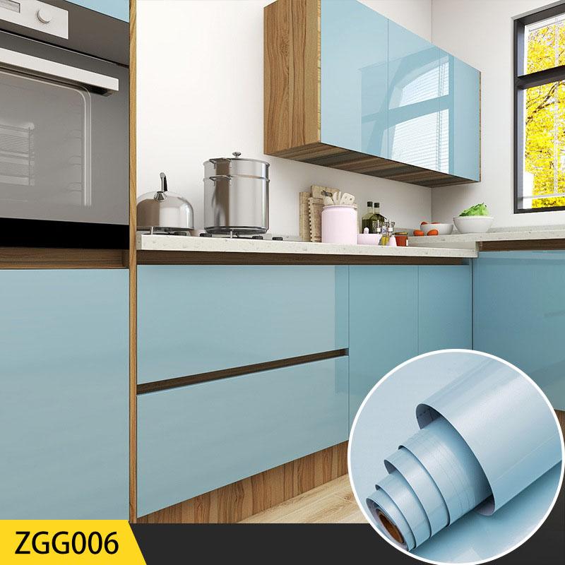 60m PVC Waterproof Solid Self Adhesive Wallpaper for Furniture Peel and Stick Kitchen Vinyl Cabinet Room Decor Wall Stickers DIY