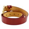 Louis Vuitton Ceinture Belt M6980 Pomdamul Red Monogram Vernis Women Used