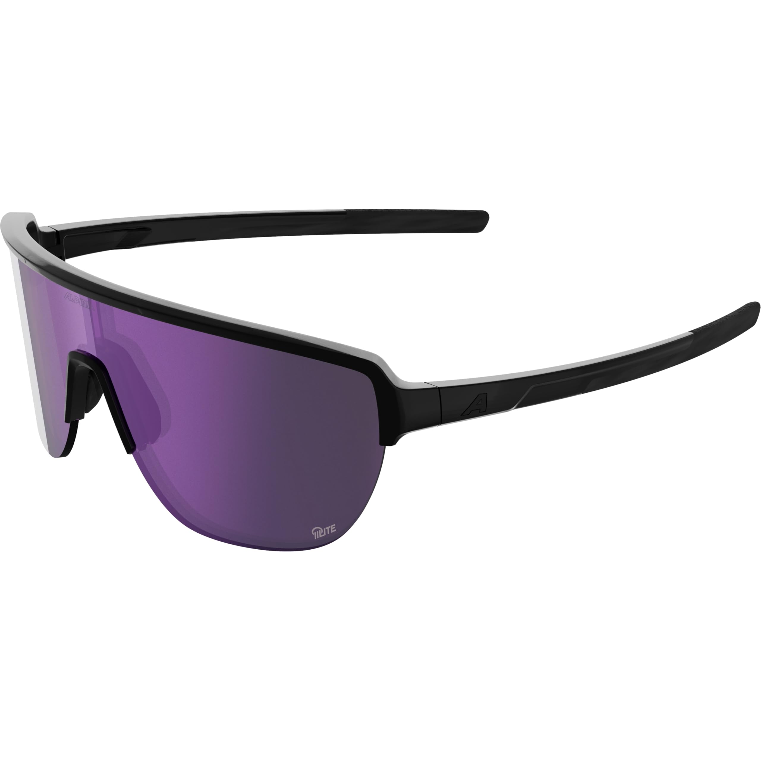 

Sports High Contrast for RAM Black Gloss [Alpina] Sunglasses, Mirror, Anti-Fog, Cycling/Running/Outdoor Use, 2.0 Q-LITE