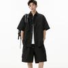 2025 Men's Trendy Summer Set: Cool Short-Sleeve Shirt & Casual Sports Shorts Two-Piece