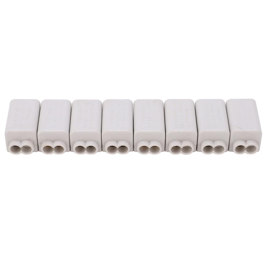 8Pcs Wire Connector T Type Splicer Screw Terminal Block Set Kit 400V 60A ZK‑1306