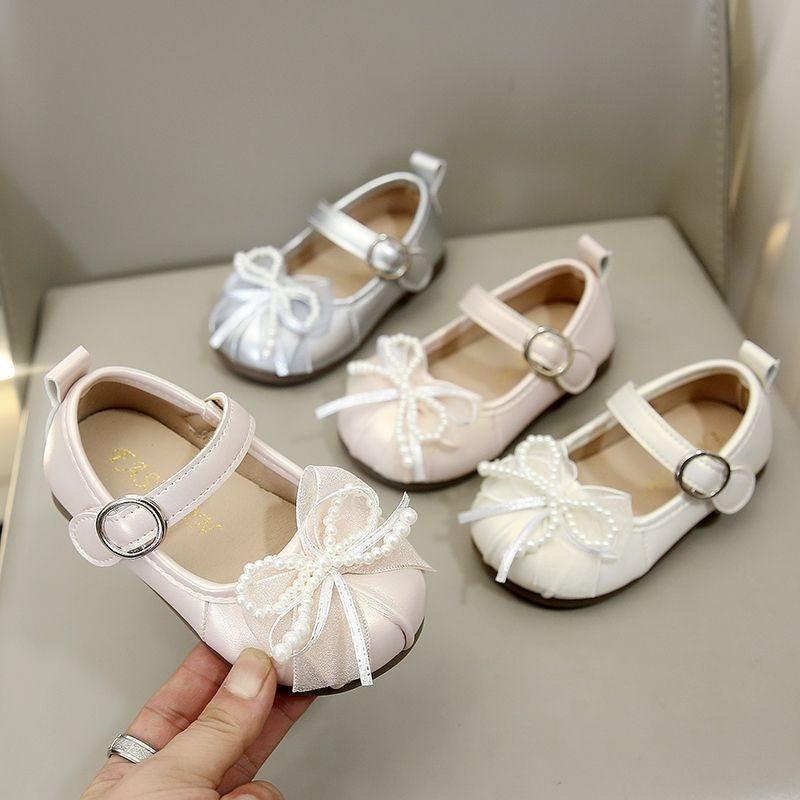 New spring, autumn and summer girl baby cute bow soft sole classmate princess shoes