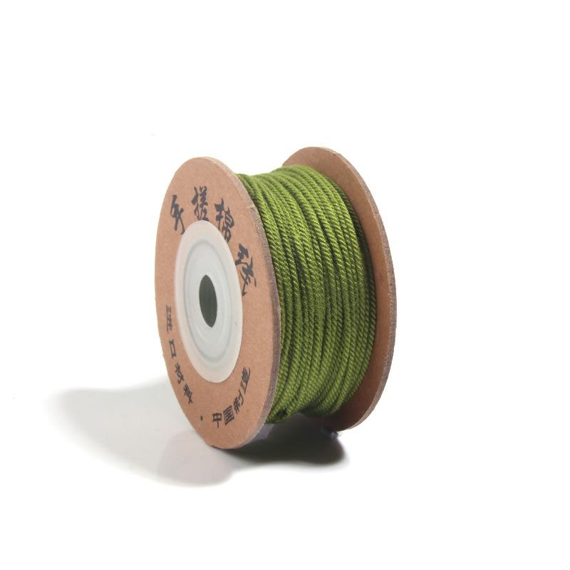 Tibetan Hand-Rubbed Cotton Thread Wenwan Buddha Bead Cotton Rope Hand Rope Braided Rope, Handmade Diy Material Bracelet Braided Rope Accessories