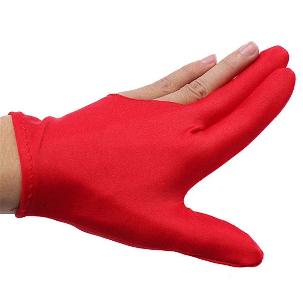 Leopard Snooker Gloves Snooker Billiard Gloves Three Finger Billiard Gloves Letter Left Hand Gloves