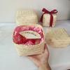 Reusable Bamboo Woven Gift Box Handmade Wedding Cookies Candy Box Bamboo Teas Tin  Party Decoration